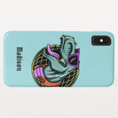 ヒップスターTレックス名前をカスタムする&カラーフォンのケース Case-Mate iPhoneケース (裏面(横))