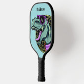 ヒップスターTレックス名前をカスタムする&カラー ピックルボールラケット (左)