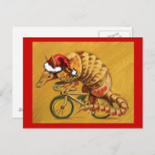 ヒップスターXマスアルマジロ シーズンポストカード (正面/裏面)