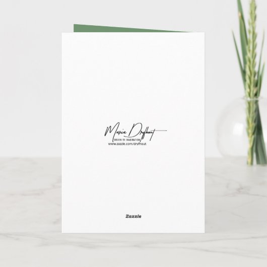 ヒップスファンキースター祖母の誕生日 カード (裏面)