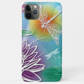 ヒップドラゴンフライ おしゃれ モダン 春の花 アート Case-Mate iPhoneケース (裏面)