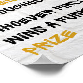 ヒップホップおしゃぶり狩りアーバンベイビーシャワーゲーム ポスター (角)