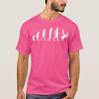 ヒップホップおもしろいヒップホップブレイクダンスT Sの進化 Tシャツ