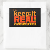 ヒップホップとカスタムラップのシール 長方形シール (バッグ)