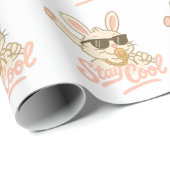 ヒップホップのウサギ ラッピングペーパー (ロールコーナー)