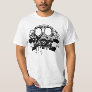 ヒップホップのガスマスク Tシャツ