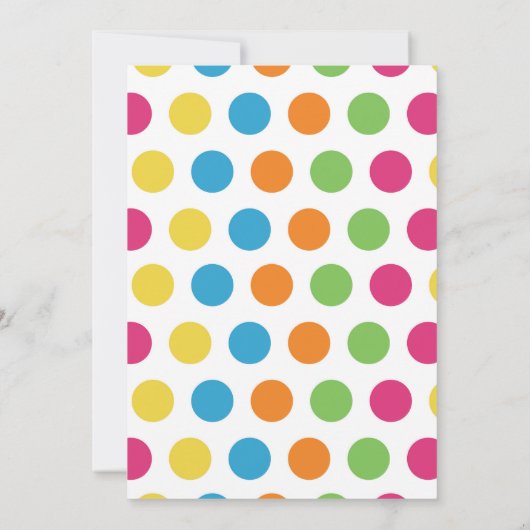 ヒップホップのダンスの誕生日のパーティの招待状の女の子 招待状 (裏面)