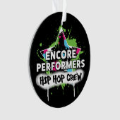 ヒップホップのチームオーナメントのアクリル オーナメント (正面)