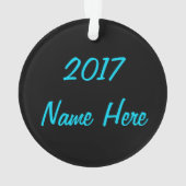 ヒップホップのチームオーナメントのアクリル オーナメント (裏面)