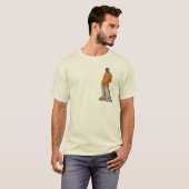 ヒップホップのヘッドホーンの人 Tシャツ (正面フル)