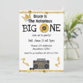 ヒップホップの大物Notorious BIGの1歳の誕生日 招待状 (スタンド正面)