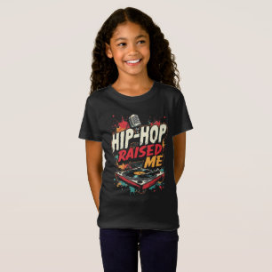 ヒップホップの私を育て – アーバンラップのストリートウェアデザイン Tシャツ