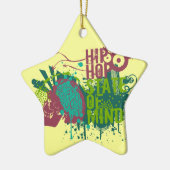 ヒップホップの精神状態 セラミックオーナメント (左)