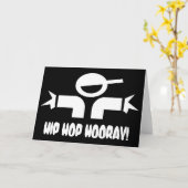 ヒップホップの誕生日はカードを望みます カード (黄色い花)