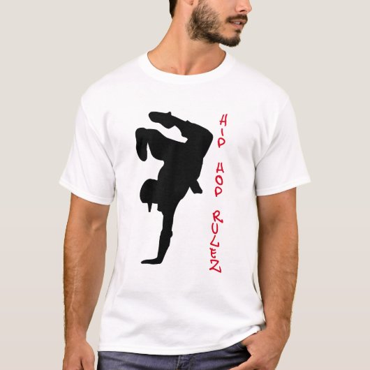 ヒップホップのrulez! tシャツ (正面)