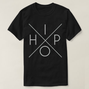ヒップホップのTシャツ(黒) Tシャツ