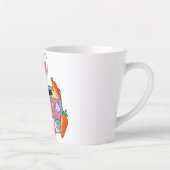 ヒップホップイースターバニーミステープ – レトロカセット カフェラテマグ (右)