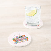 ヒップホップイースターバニーミステープ – レトロカセット コースター (側面)