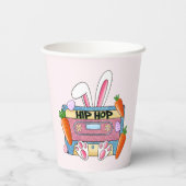 ヒップホップイースターバニーミステープ – レトロカセット 紙コップ (裏面)