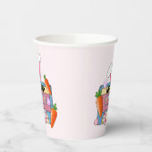 ヒップホップイースターバニーミステープ – レトロカセット 紙コップ (左)