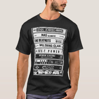 ヒップホップカセッテオールドスクールラップの Tシャツ