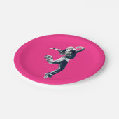 ヒップホップカッコいいダンサーアート ペーパープレート (アングル)