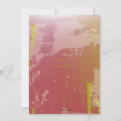 ヒップホップガールバースデーパーティーへの招待 招待状 (裏面)