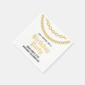 ヒップホップキューバリンク誕生日ペーパーナプキン スタンダードカクテルナプキン (角)