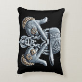 ヒップホップギャングきらきら光るラッパー アクセントクッション (裏面(縦))