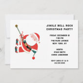 ヒップホップクリスマスホリデーパーティー招待状 招待状 (正面)