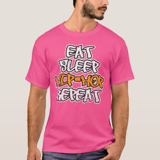 ヒップホップサセンラップのヒップホップ Tシャツ