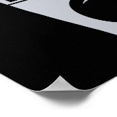 ヒップホップサンタクロースギフトギャングスターゲットブラスター ポスター (角)