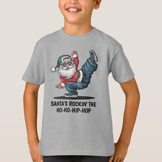 ヒップホップサンタクロース Tシャツ (正面)