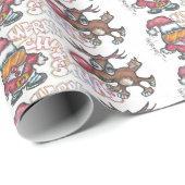 ヒップホップサンタ ラッピングペーパー (ロールコーナー)