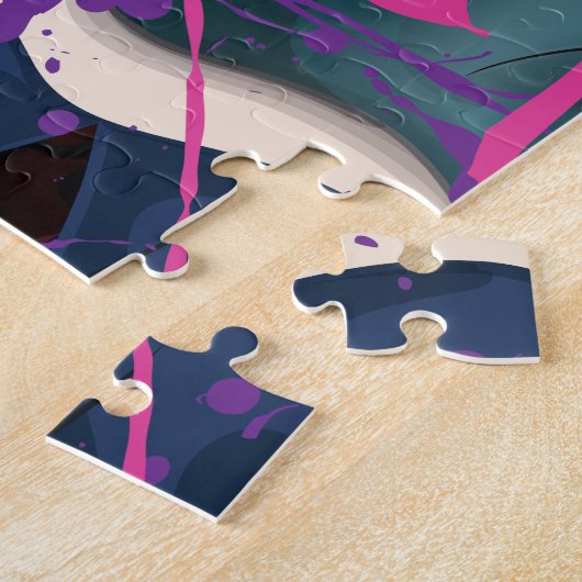 ヒップホップシンガー有名人 ジグソーパズル (側面)