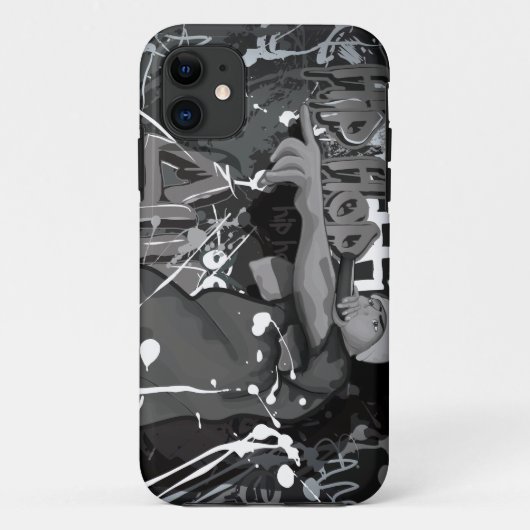 ヒップホップシンガー有名人 Case-Mate iPhoneケース (裏面)