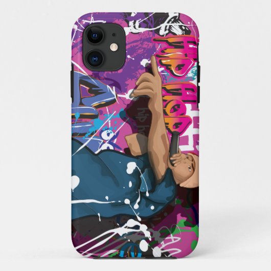 ヒップホップシンガー Case-Mate iPhoneケース (裏面)