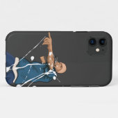 ヒップホップシンガー Case-Mate iPhoneケース (裏面(横))