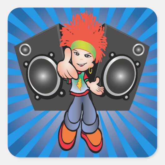 ヒップホップシール スクエアシール (正面)