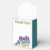 ヒップホップジェンダー明らかにテントの好意パープル&ティール（緑がかった色） フェイバーボックス (オープン)