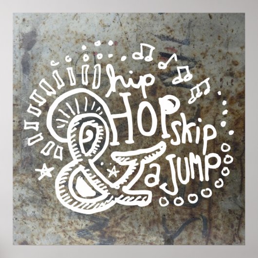 ヒップホップスキップジャンプ2B ポスター (正面)