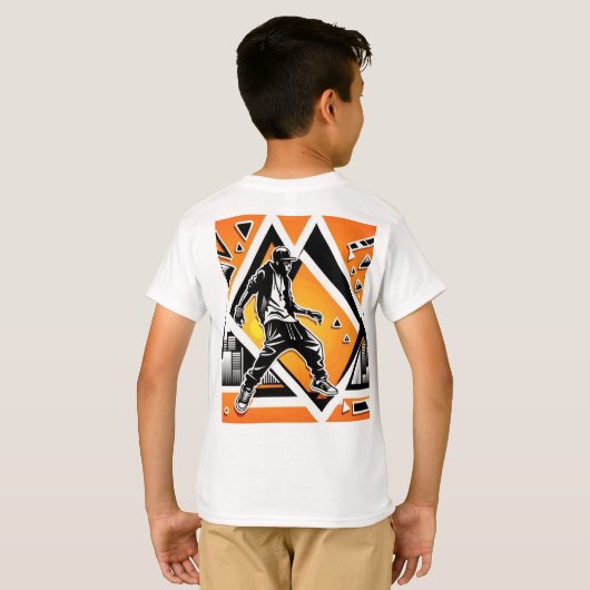 ヒップホップストリーム Tシャツ (裏面フル)