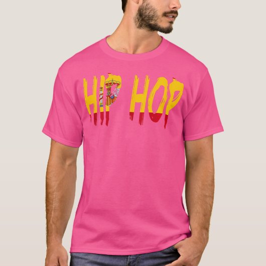 ヒップホップスペインスペインのスタイル Tシャツ (正面)