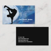ヒップホップダンサーグランジ振付師の名刺 名刺 (正面/裏面)
