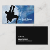 ヒップホップダンサーグランジ振付師の名刺 名刺 (正面/裏面)