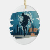 ヒップホップダンサー落書 セラミックオーナメント (右)