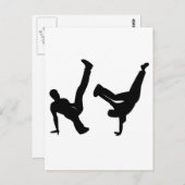 ヒップホップダンサー ポストカード (正面/裏面)