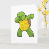 ヒップホップダンスのタータルのダブ カード (黄色い花)