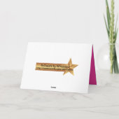 ヒップホップダンスガールズオンステージグリーティングカード カード (裏面)