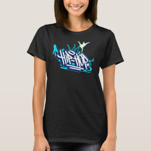 ヒップホップダンスグラフィティブレイクダンスエアフレアヒップホップ Tシャツ